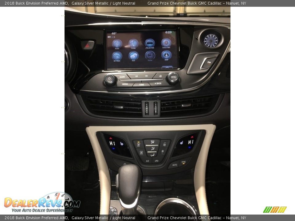 2018 Buick Envision Preferred AWD Galaxy Silver Metallic / Light Neutral Photo #16