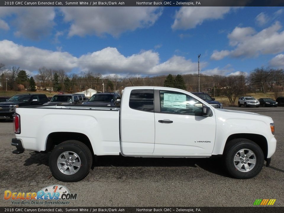 2018 GMC Canyon Extended Cab Summit White / Jet Black/Dark Ash Photo #4