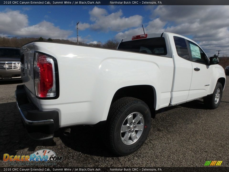 2018 GMC Canyon Extended Cab Summit White / Jet Black/Dark Ash Photo #5