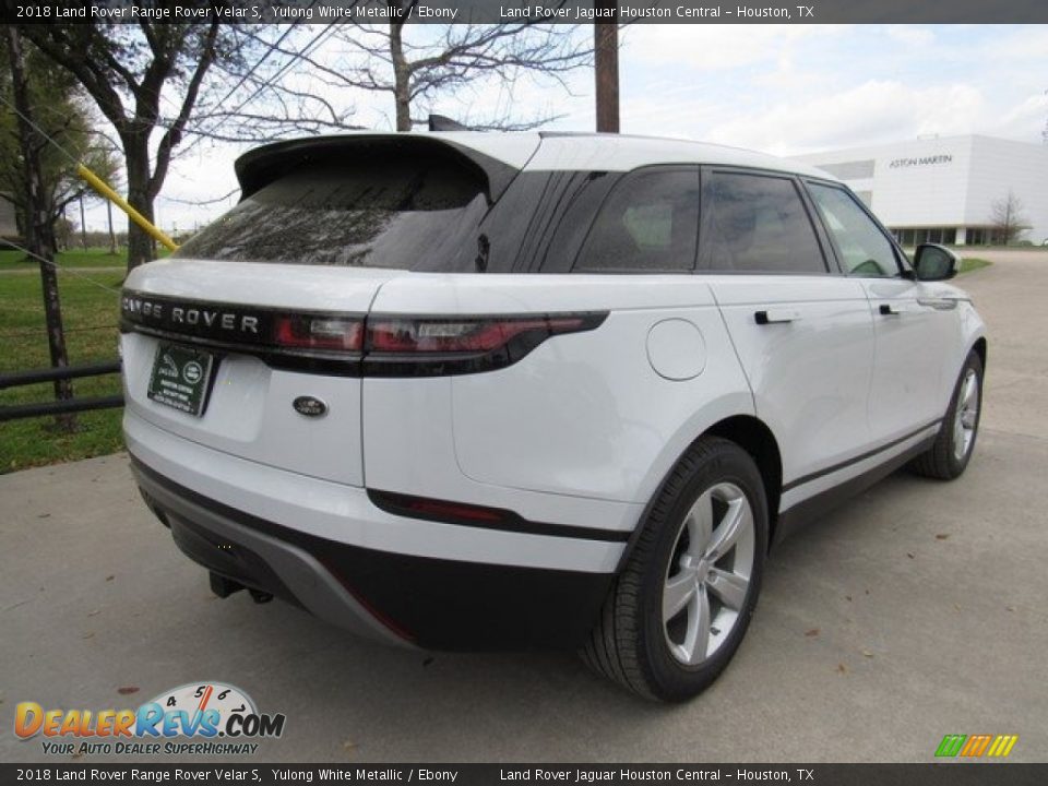 2018 Land Rover Range Rover Velar S Yulong White Metallic / Ebony Photo #7