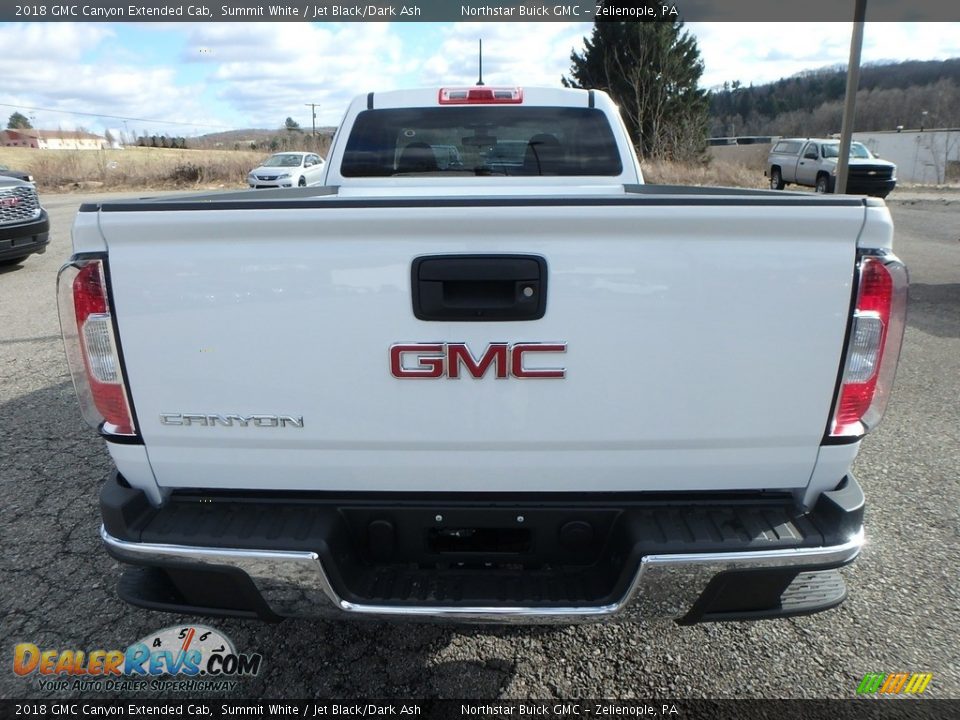 2018 GMC Canyon Extended Cab Summit White / Jet Black/Dark Ash Photo #6