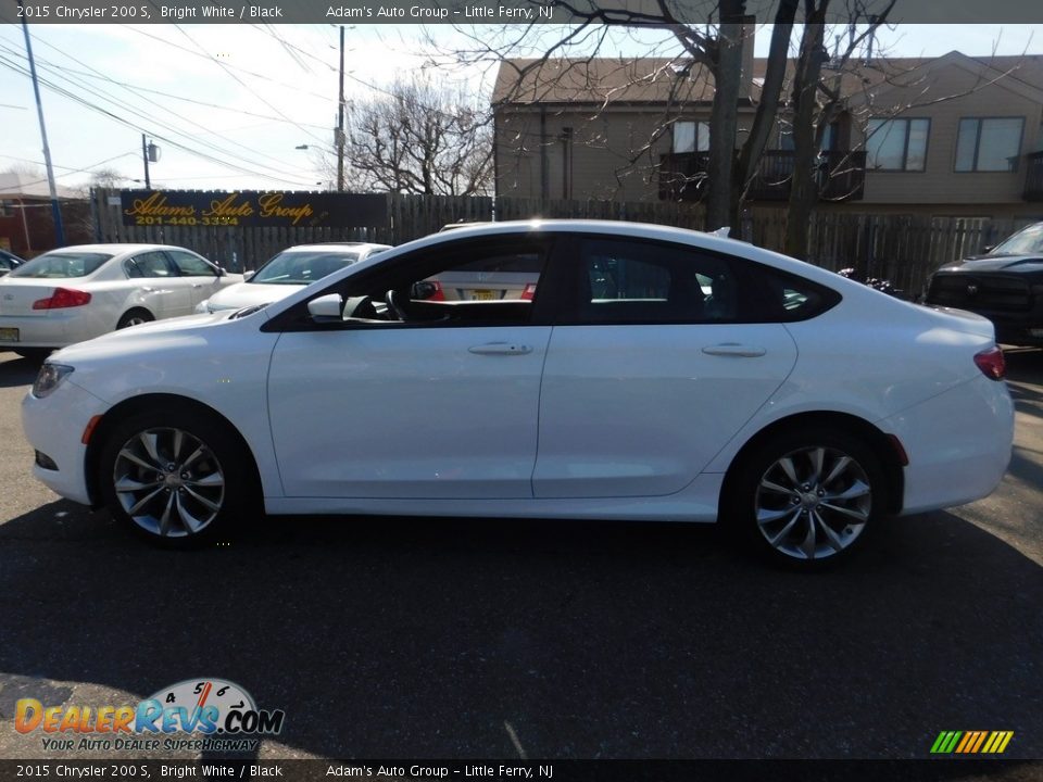2015 Chrysler 200 S Bright White / Black Photo #3