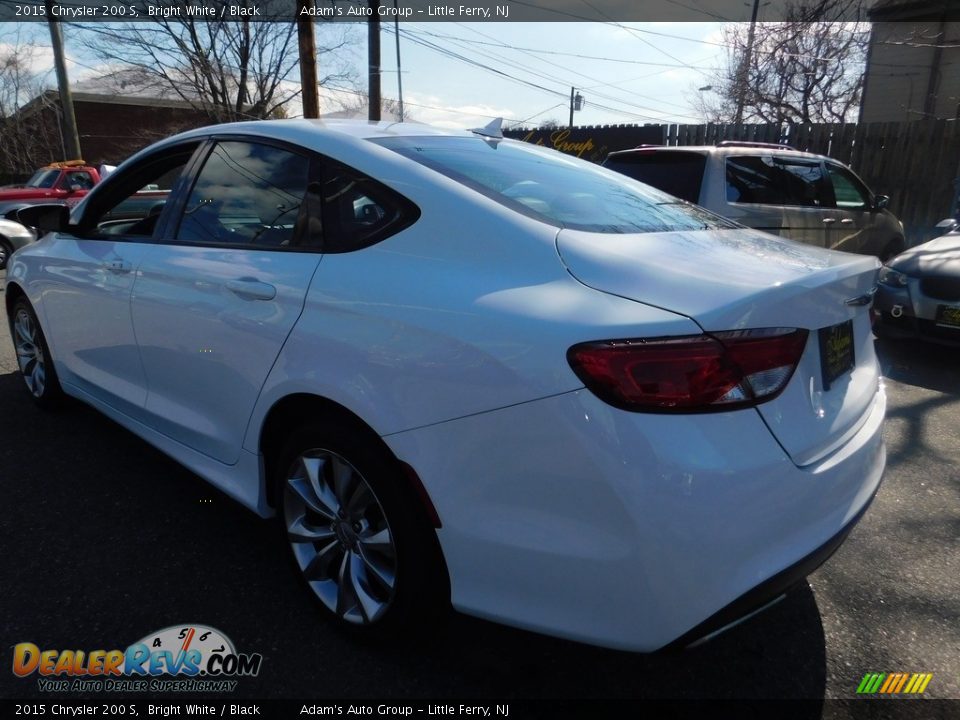 2015 Chrysler 200 S Bright White / Black Photo #4
