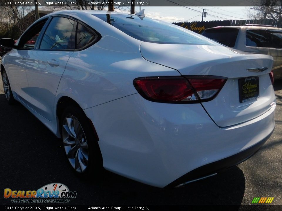 2015 Chrysler 200 S Bright White / Black Photo #5