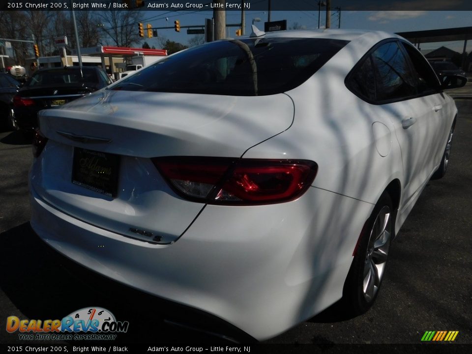 2015 Chrysler 200 S Bright White / Black Photo #7