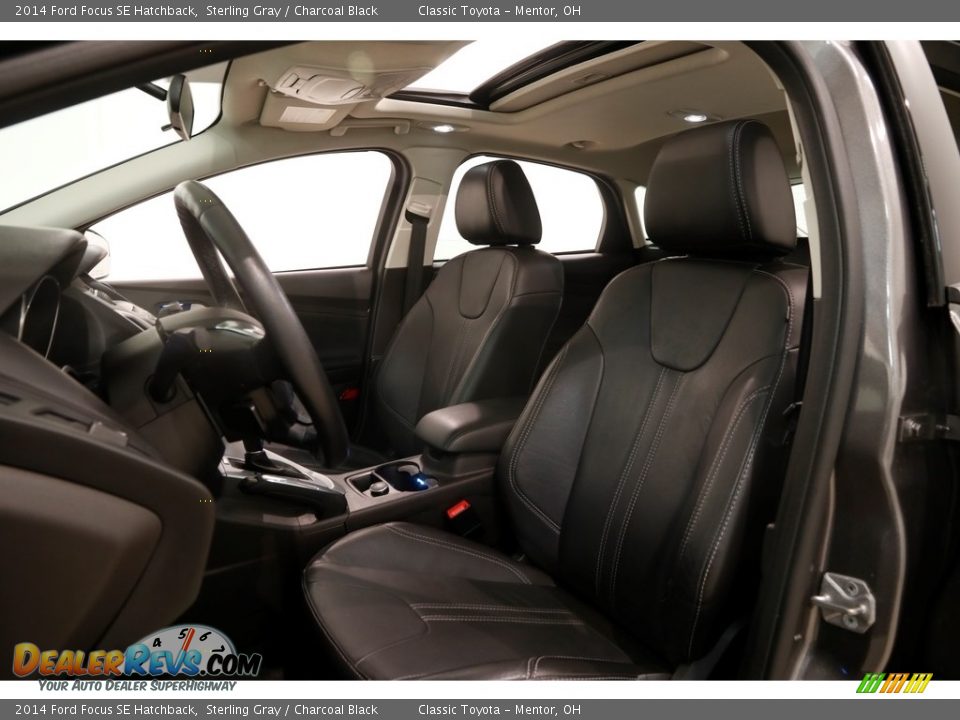 2014 Ford Focus SE Hatchback Sterling Gray / Charcoal Black Photo #5