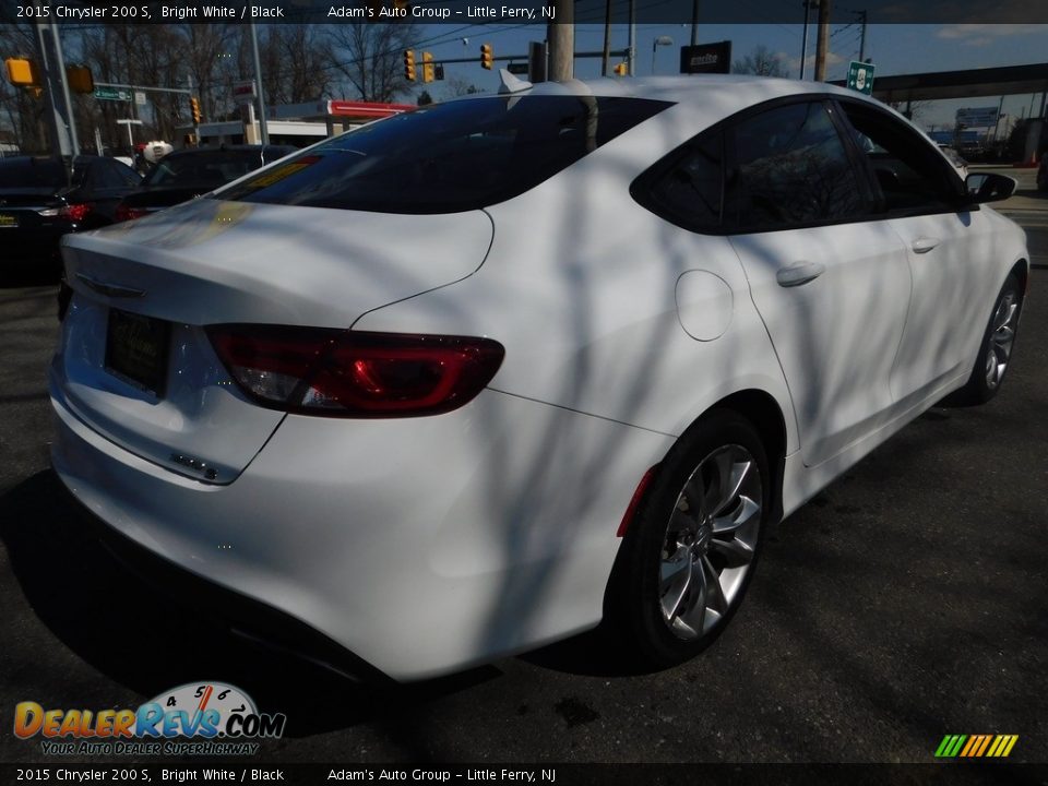 2015 Chrysler 200 S Bright White / Black Photo #8