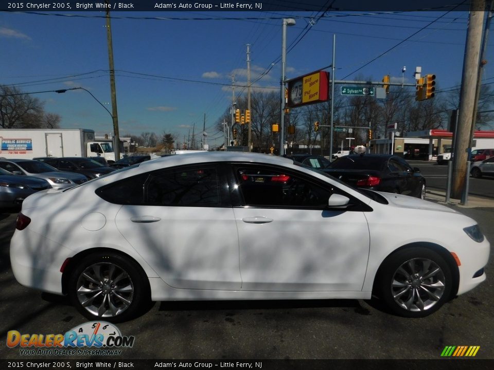 2015 Chrysler 200 S Bright White / Black Photo #9