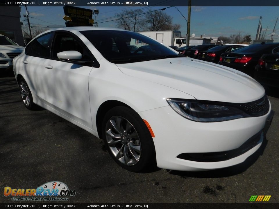 2015 Chrysler 200 S Bright White / Black Photo #10