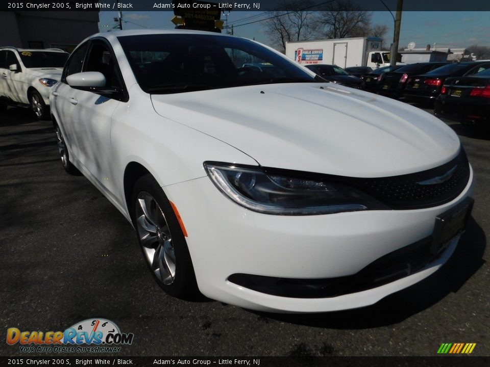 2015 Chrysler 200 S Bright White / Black Photo #11