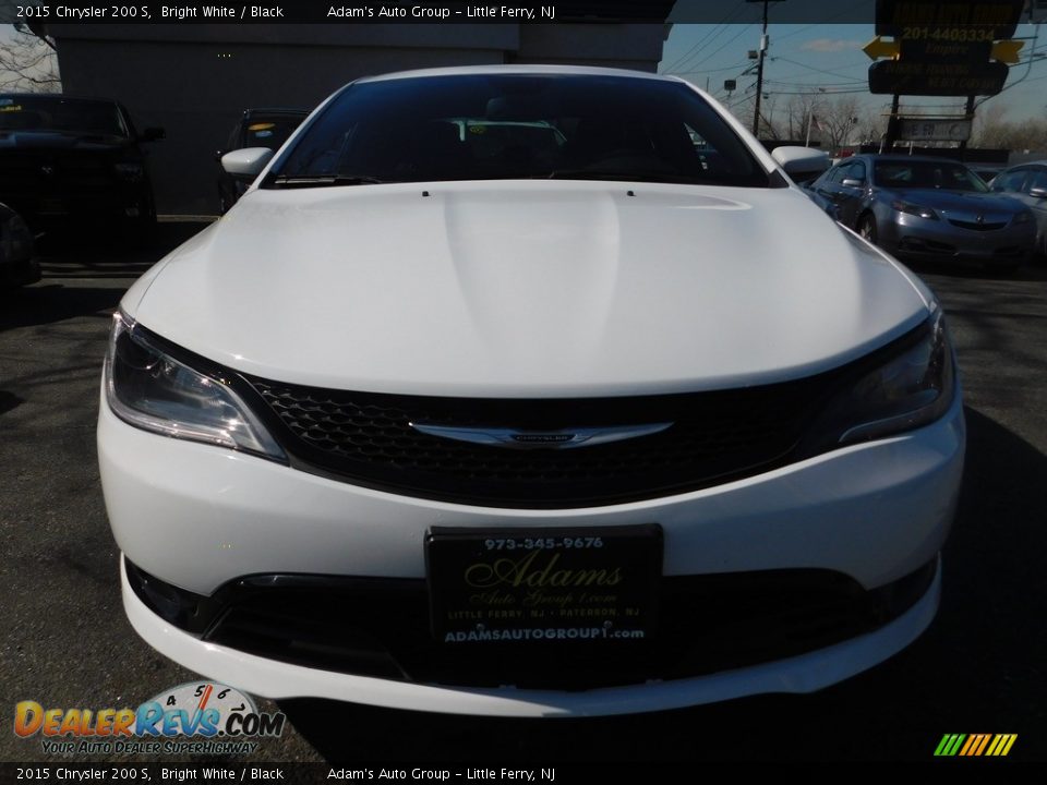 2015 Chrysler 200 S Bright White / Black Photo #12