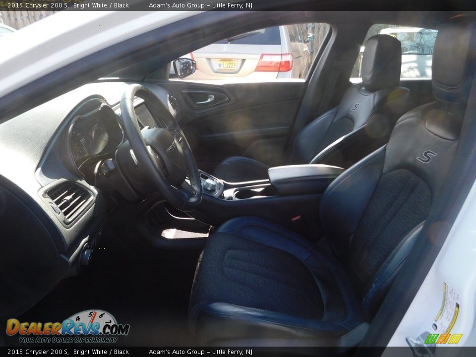 2015 Chrysler 200 S Bright White / Black Photo #15
