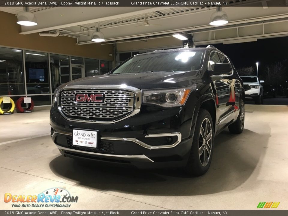 2018 GMC Acadia Denali AWD Ebony Twilight Metallic / Jet Black Photo #2