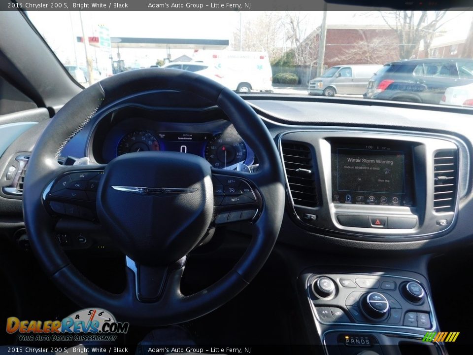 2015 Chrysler 200 S Bright White / Black Photo #27