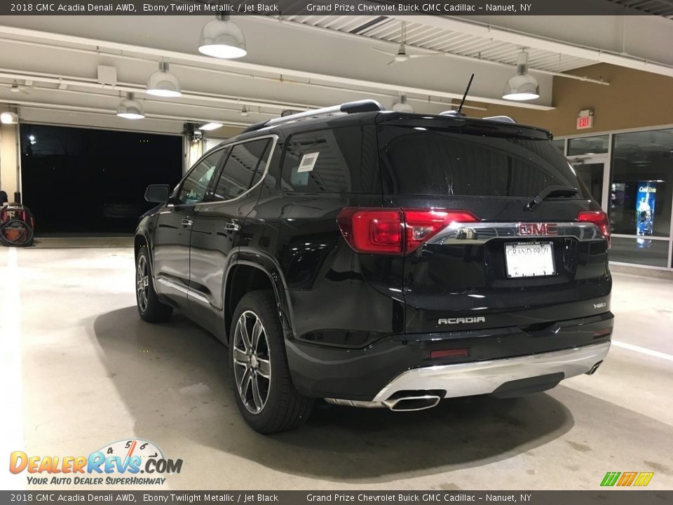 2018 GMC Acadia Denali AWD Ebony Twilight Metallic / Jet Black Photo #4