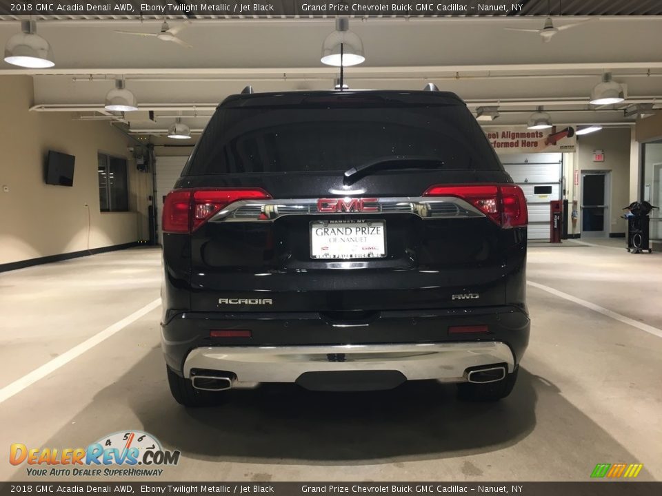 2018 GMC Acadia Denali AWD Ebony Twilight Metallic / Jet Black Photo #5