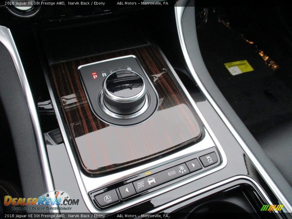 2018 Jaguar XE 30t Prestige AWD Shifter Photo #16