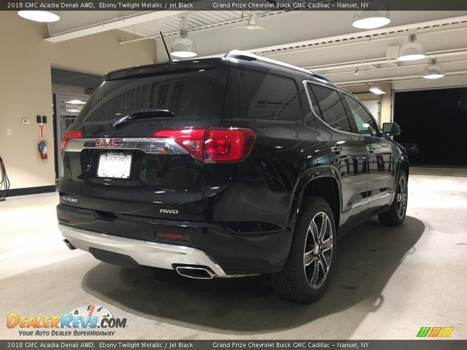 2018 GMC Acadia Denali AWD Ebony Twilight Metallic / Jet Black Photo #6
