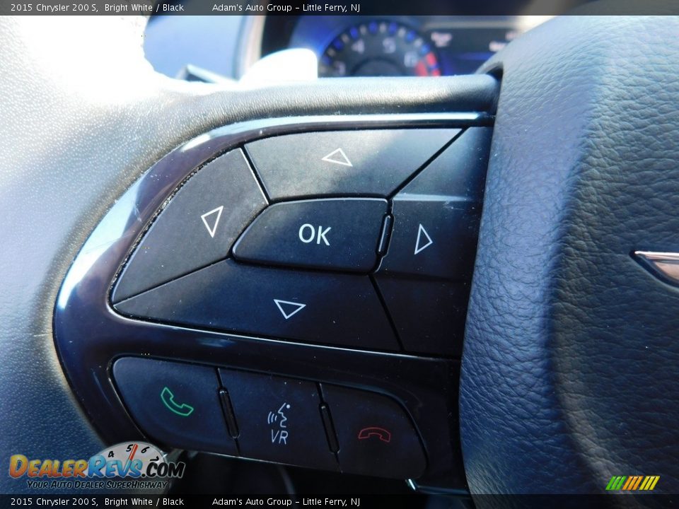 2015 Chrysler 200 S Bright White / Black Photo #29
