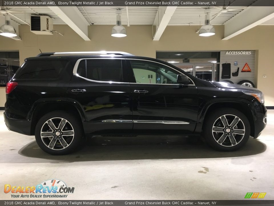 2018 GMC Acadia Denali AWD Ebony Twilight Metallic / Jet Black Photo #7