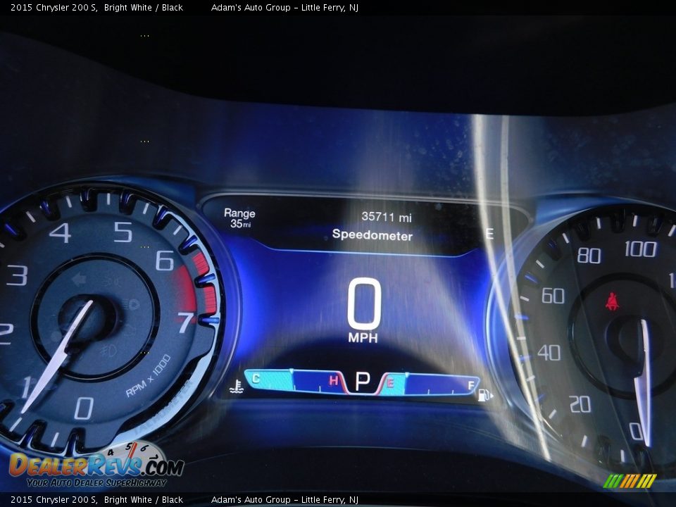 2015 Chrysler 200 S Bright White / Black Photo #34
