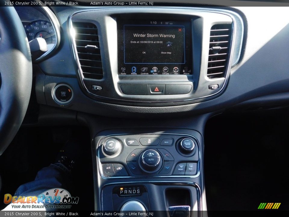 2015 Chrysler 200 S Bright White / Black Photo #36