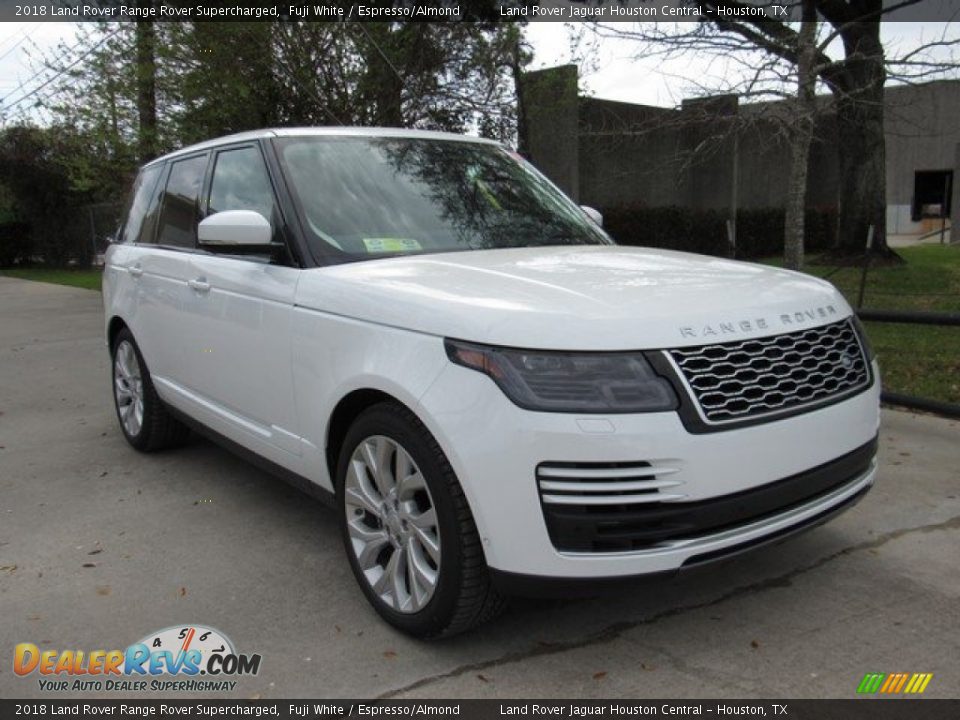 2018 Land Rover Range Rover Supercharged Fuji White / Espresso/Almond Photo #2