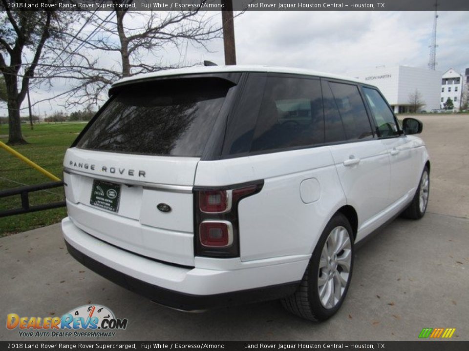 2018 Land Rover Range Rover Supercharged Fuji White / Espresso/Almond Photo #7