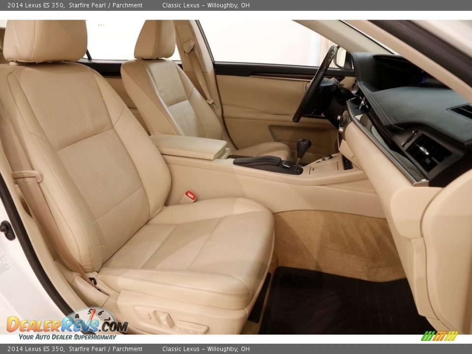 2014 Lexus ES 350 Starfire Pearl / Parchment Photo #29