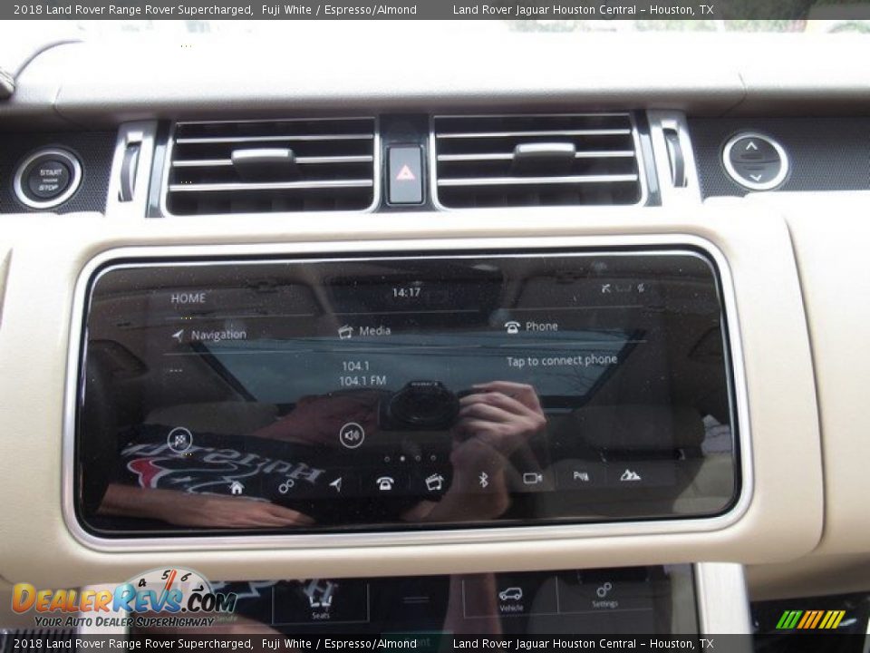 2018 Land Rover Range Rover Supercharged Fuji White / Espresso/Almond Photo #34
