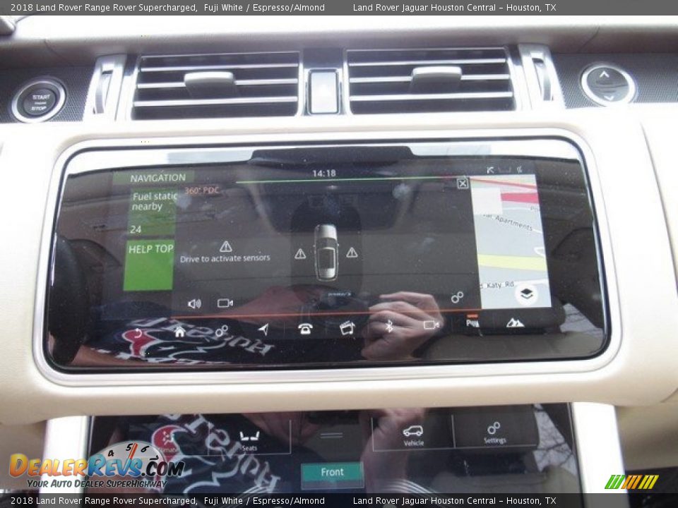 2018 Land Rover Range Rover Supercharged Fuji White / Espresso/Almond Photo #36