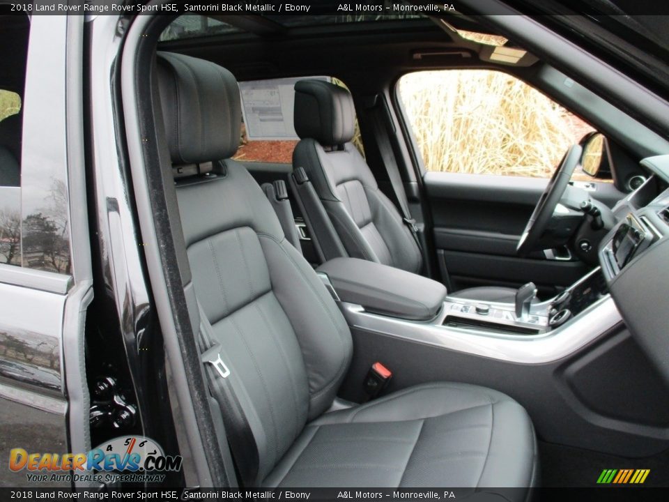 Ebony Interior - 2018 Land Rover Range Rover Sport HSE Photo #3