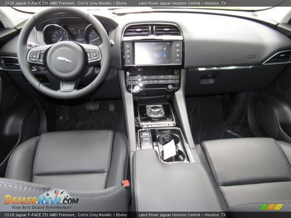 2018 Jaguar F-PACE 25t AWD Premium Corris Grey Metallic / Ebony Photo #4