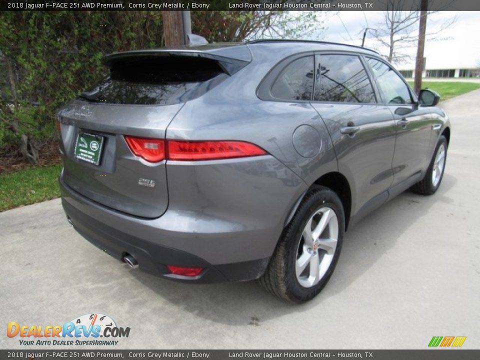 2018 Jaguar F-PACE 25t AWD Premium Corris Grey Metallic / Ebony Photo #7