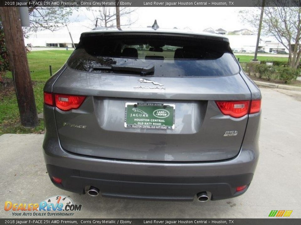 2018 Jaguar F-PACE 25t AWD Premium Corris Grey Metallic / Ebony Photo #8