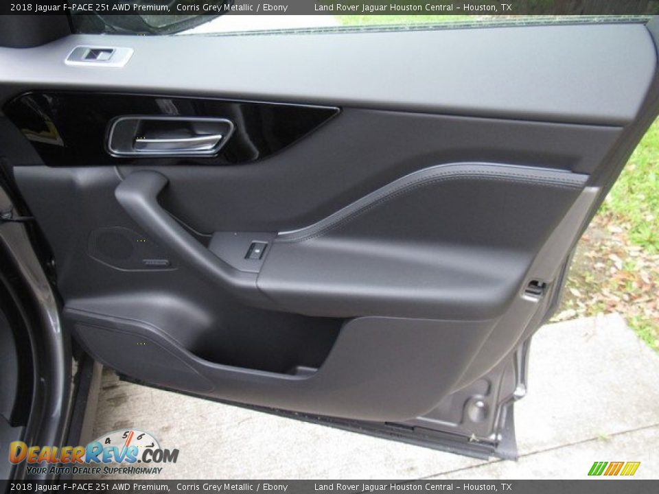 2018 Jaguar F-PACE 25t AWD Premium Corris Grey Metallic / Ebony Photo #21