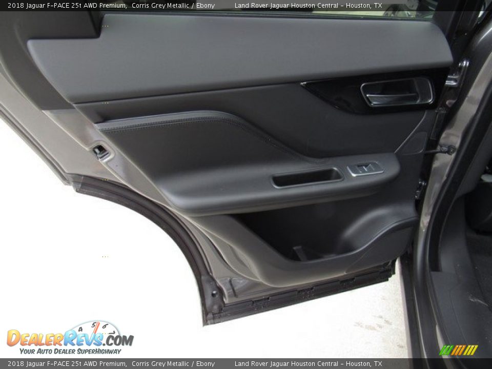 2018 Jaguar F-PACE 25t AWD Premium Corris Grey Metallic / Ebony Photo #23