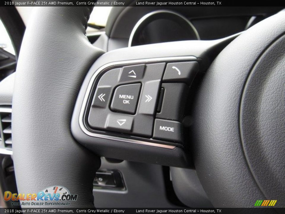 2018 Jaguar F-PACE 25t AWD Premium Corris Grey Metallic / Ebony Photo #29