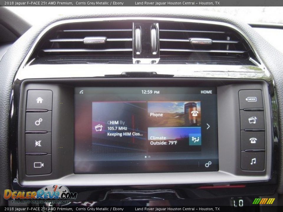 2018 Jaguar F-PACE 25t AWD Premium Corris Grey Metallic / Ebony Photo #32