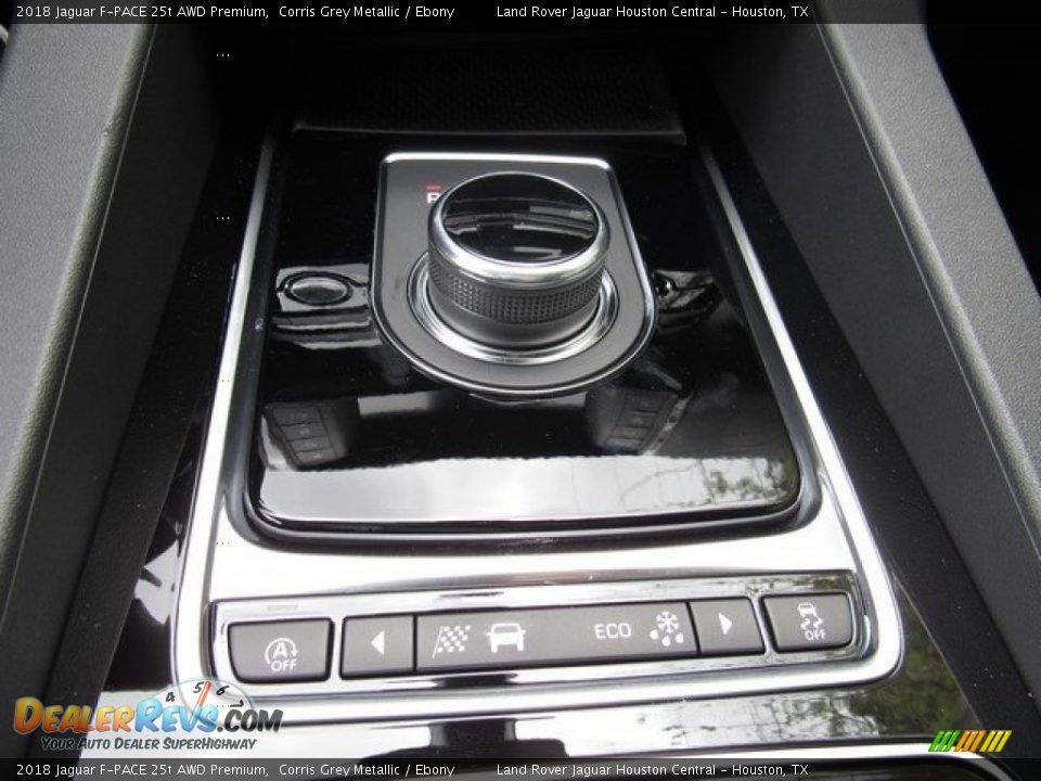 2018 Jaguar F-PACE 25t AWD Premium Corris Grey Metallic / Ebony Photo #35