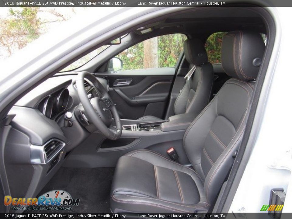 2018 Jaguar F-PACE 25t AWD Prestige Indus Silver Metallic / Ebony Photo #3