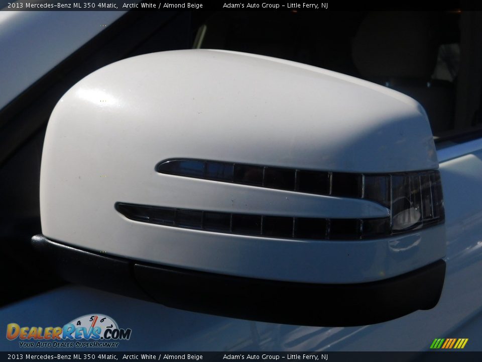 2013 Mercedes-Benz ML 350 4Matic Arctic White / Almond Beige Photo #9