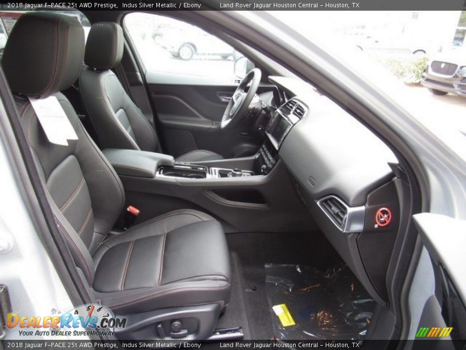 2018 Jaguar F-PACE 25t AWD Prestige Indus Silver Metallic / Ebony Photo #5
