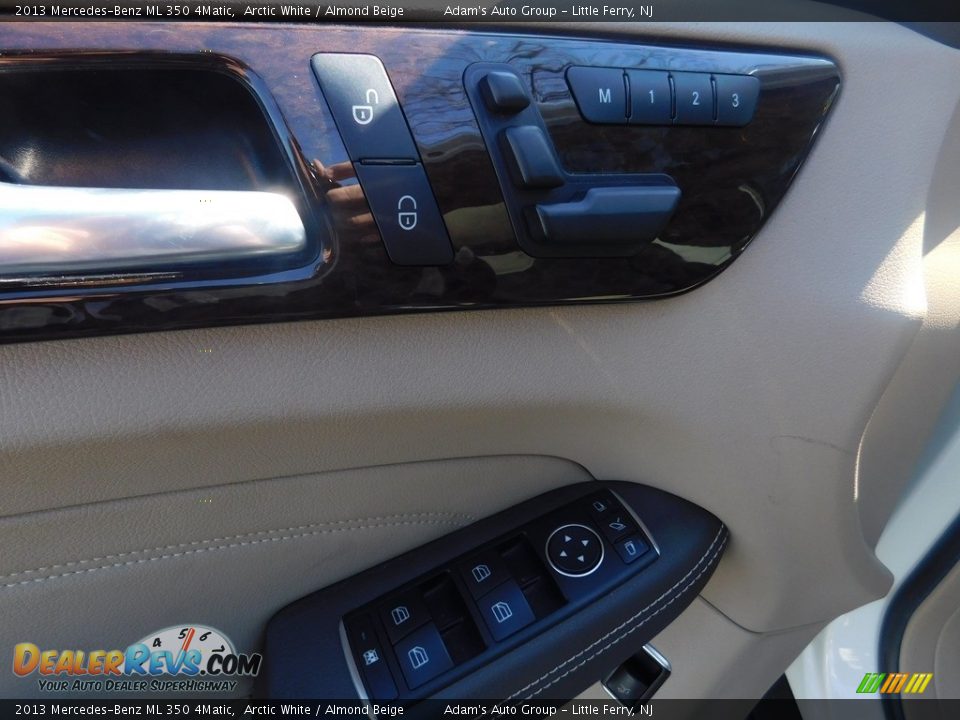 2013 Mercedes-Benz ML 350 4Matic Arctic White / Almond Beige Photo #12