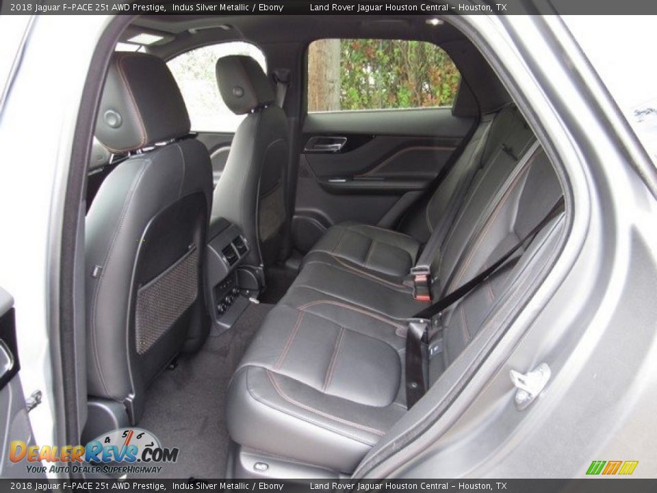 2018 Jaguar F-PACE 25t AWD Prestige Indus Silver Metallic / Ebony Photo #13