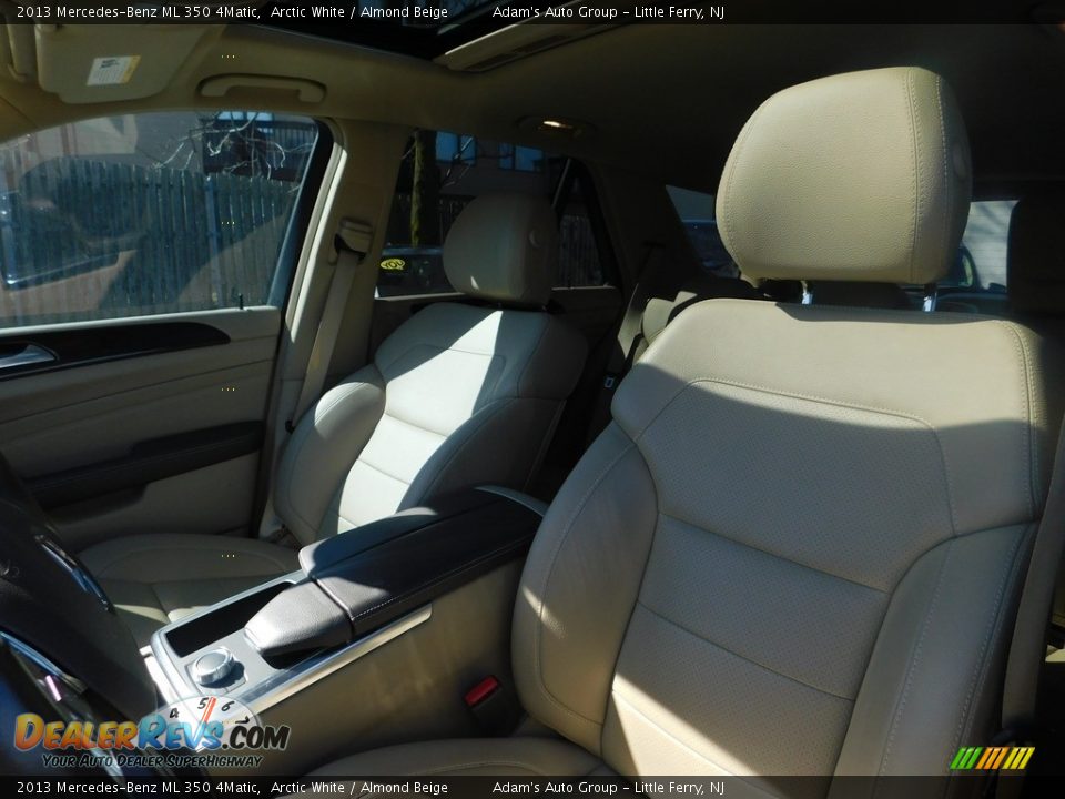 2013 Mercedes-Benz ML 350 4Matic Arctic White / Almond Beige Photo #15