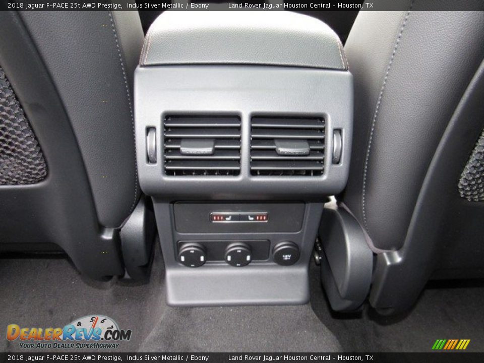 2018 Jaguar F-PACE 25t AWD Prestige Indus Silver Metallic / Ebony Photo #16