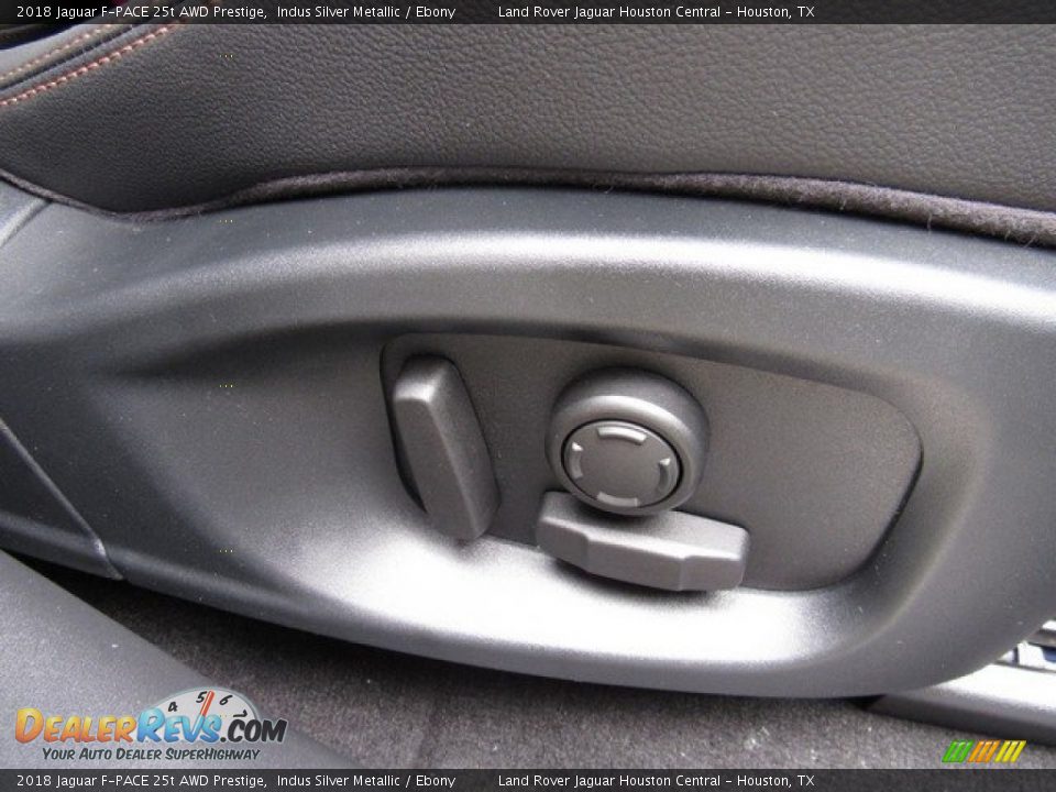 2018 Jaguar F-PACE 25t AWD Prestige Indus Silver Metallic / Ebony Photo #21