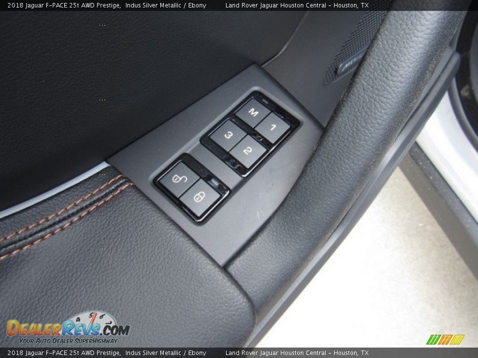 2018 Jaguar F-PACE 25t AWD Prestige Indus Silver Metallic / Ebony Photo #26