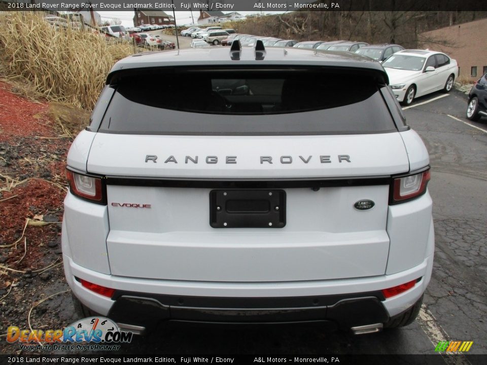 2018 Land Rover Range Rover Evoque Landmark Edition Fuji White / Ebony Photo #9